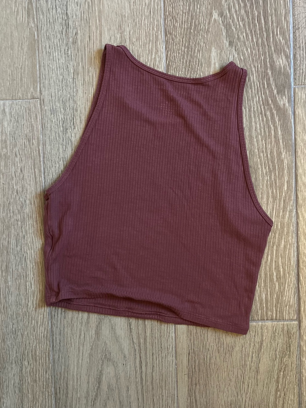American Eagle Outfitters Ribbed Tank Tops - White, Burgundy, Olive - Picture 7 of 7